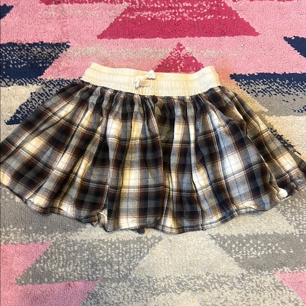 ZARA Plaid Skirt